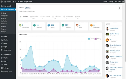 WP Project Manager Pro 2.6.1 - Imagen 3