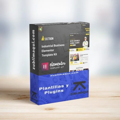 Sectron - Industrial Business Elementor Template Kit