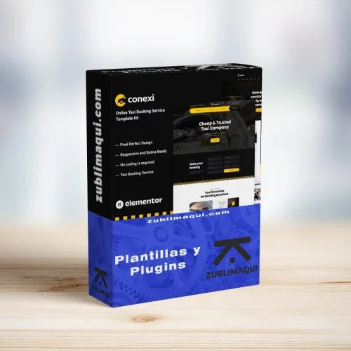 Conexi - Online Taxi Booking Service - Elementor Template Kit