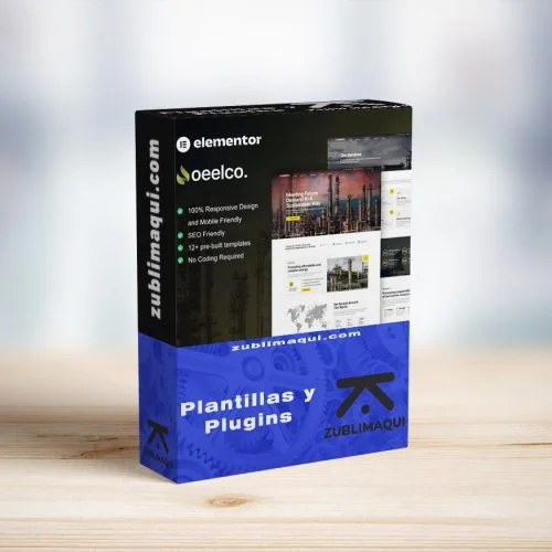 Oeelco - Oil Company Industrial - Elementor Template Kit